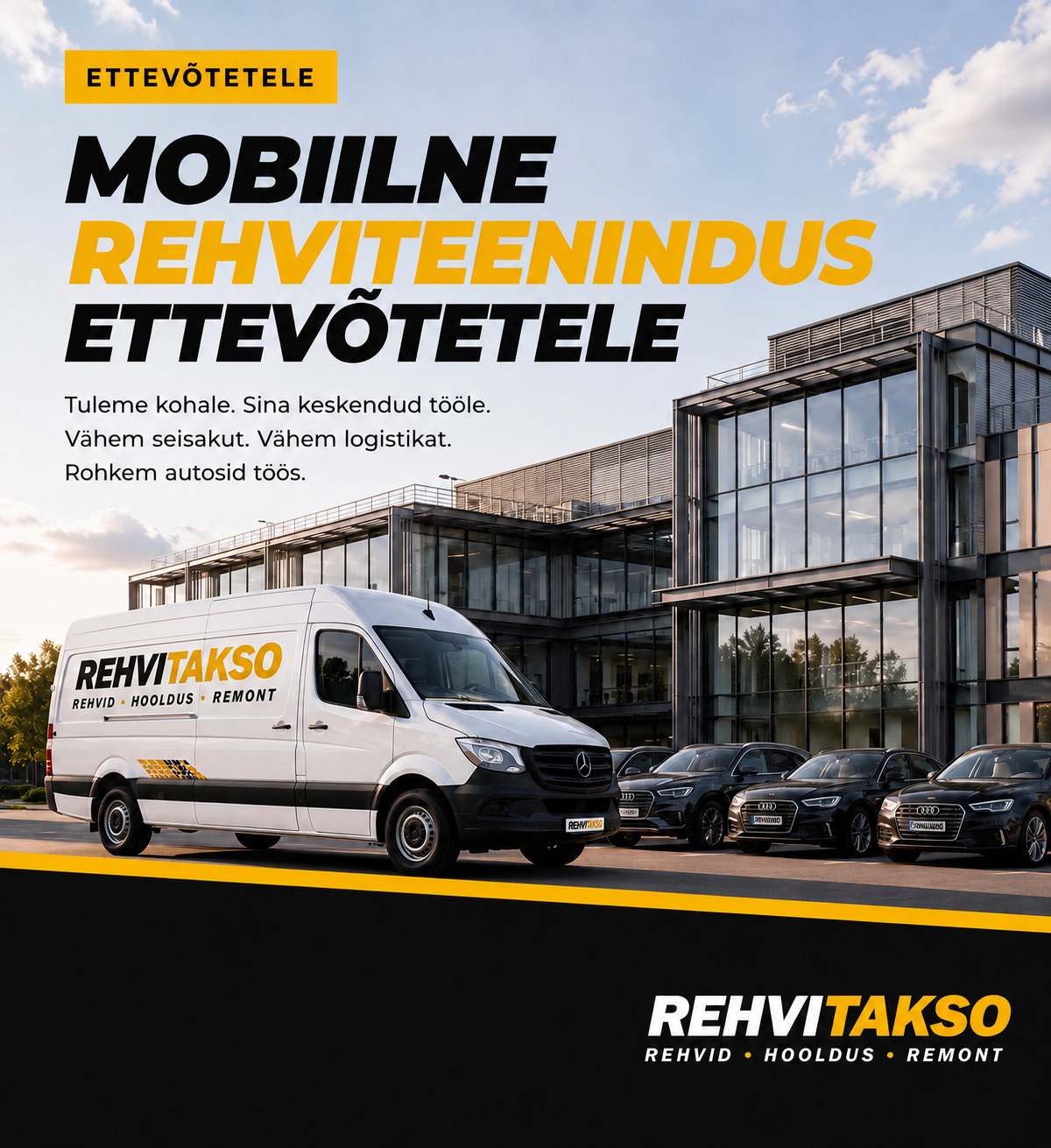 ΠΡΠ΅Π·Π΄Π½ΠΎΠΉ ΡΠΈΠ½ΠΎΠΌΠΎΠ½ΡΠ°ΠΆ Rehvitakso Π΄Π»Ρ ΠΊΠΎΠΌΠΏΠ°Π½ΠΈΠΉ Π² Π’Π°Π»Π»ΠΈΠ½Π½Π΅ ΠΈ Π₯Π°ΡΡΡΠΌΠ°Π°