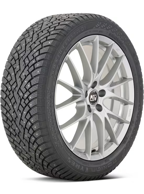 Nokian Hakkapeliitta 01 – шипованная шина, шипы которой подстраиваются под дорогу